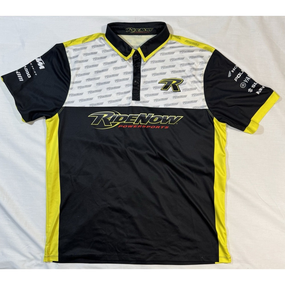 RideNow Powersports ATV Racing Jersey Men's Shirt Size XL Motorcross Sport‎